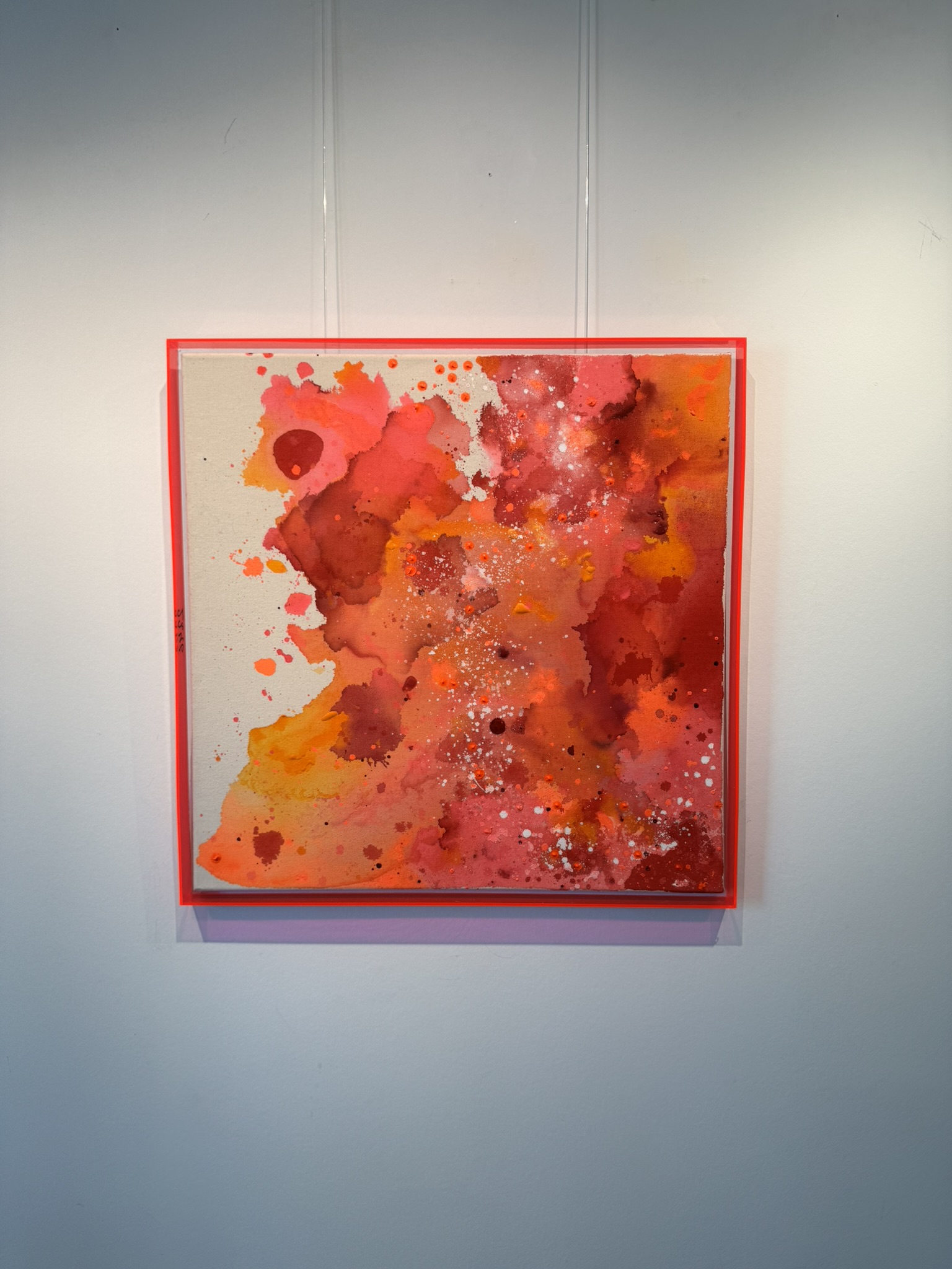 Akkorde - Präsenz, 2026, Acryl auf roher Baumwollleinwand, Ansicht 2